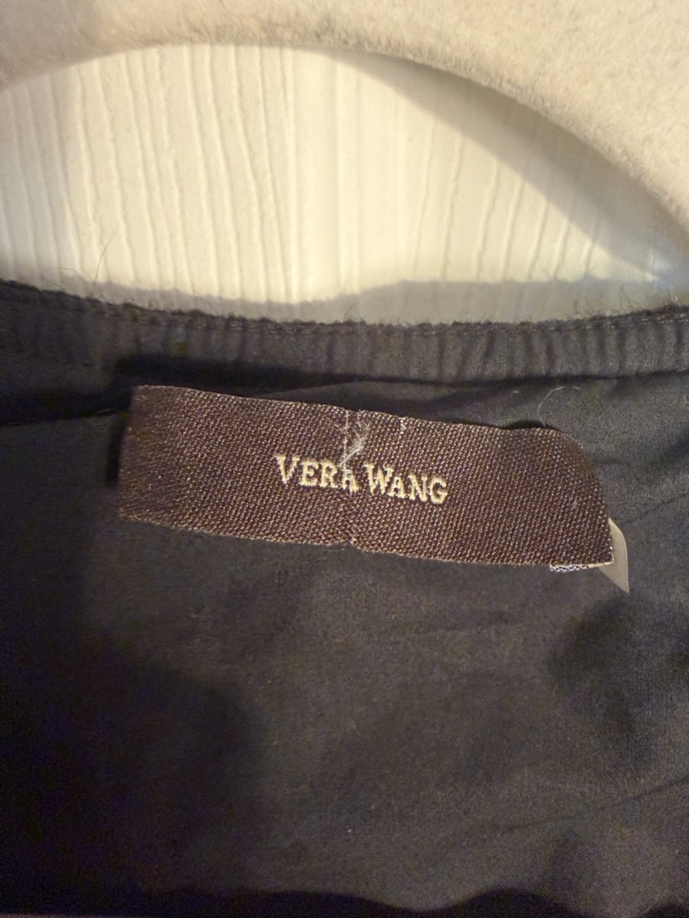 Vera Wang black metallic yarn coat. See measurements - Picture 12 of 13